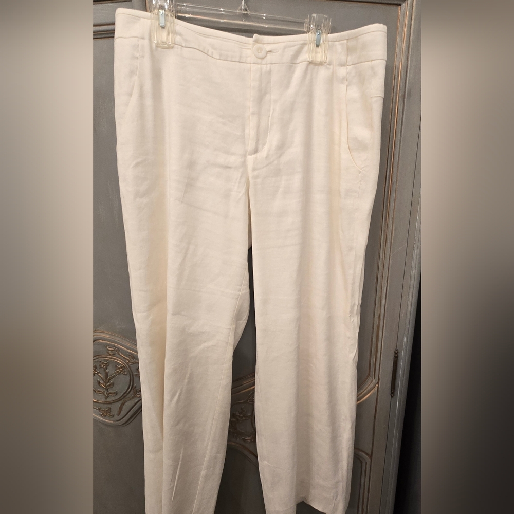 Cabi Lined Linen Blend Pants